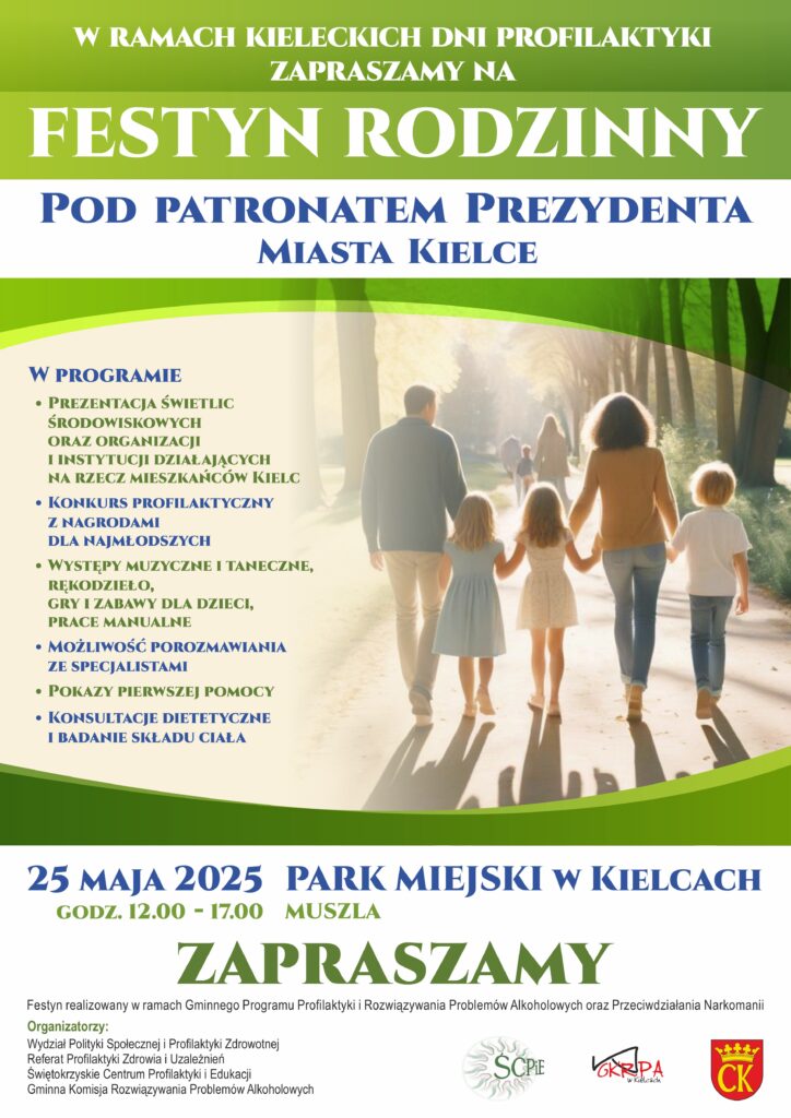 Festyn Rodzinny 25.05.2025r. Park Miejski - Muszla Koncertowa